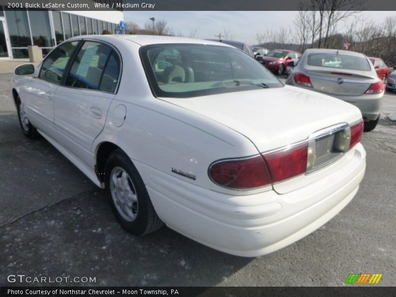 White / Medium Gray 2001 Buick LeSabre Custom