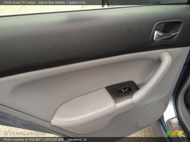 Glacier Blue Metallic / Quartz Gray 2008 Acura TSX Sedan