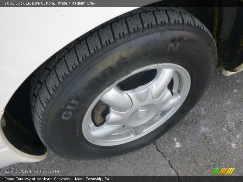 White / Medium Gray 2001 Buick LeSabre Custom