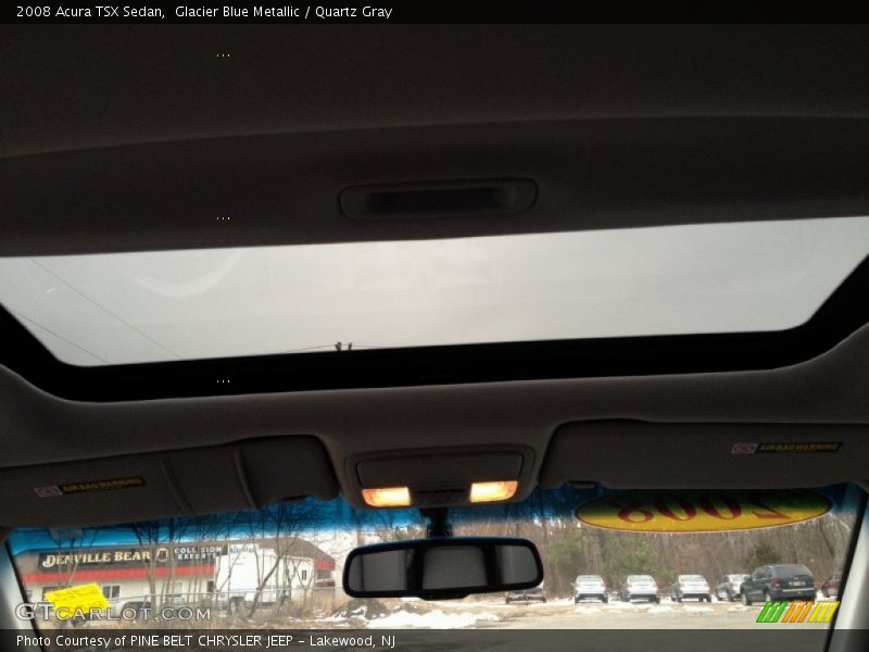 Glacier Blue Metallic / Quartz Gray 2008 Acura TSX Sedan