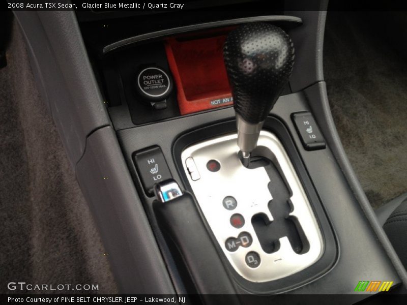 Glacier Blue Metallic / Quartz Gray 2008 Acura TSX Sedan
