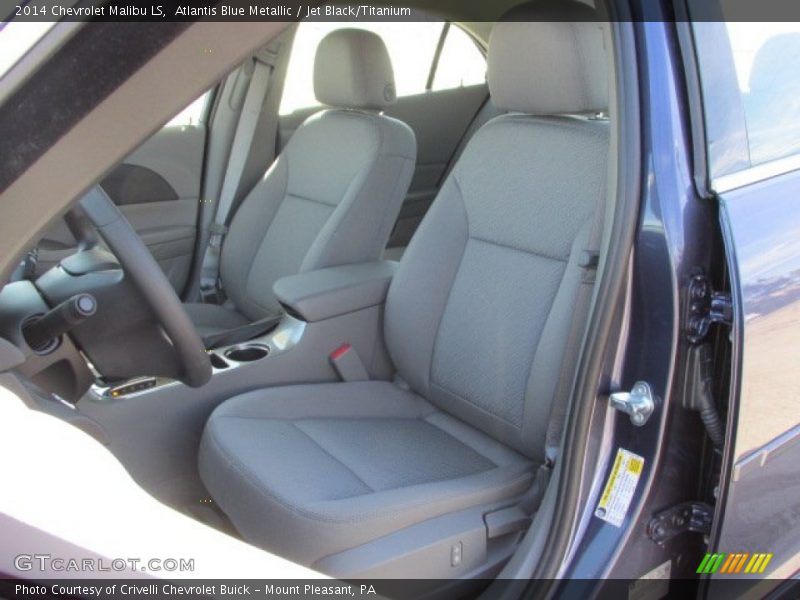 Atlantis Blue Metallic / Jet Black/Titanium 2014 Chevrolet Malibu LS