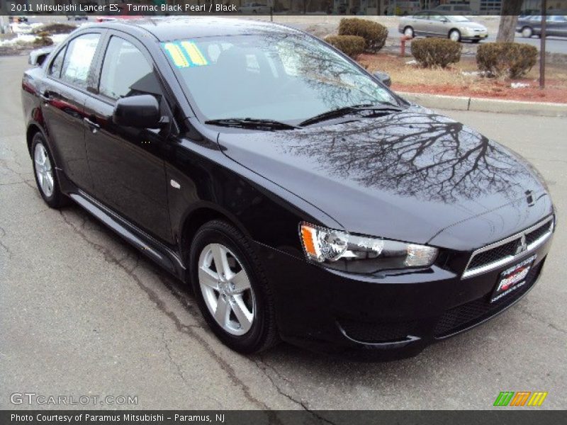 Tarmac Black Pearl / Black 2011 Mitsubishi Lancer ES