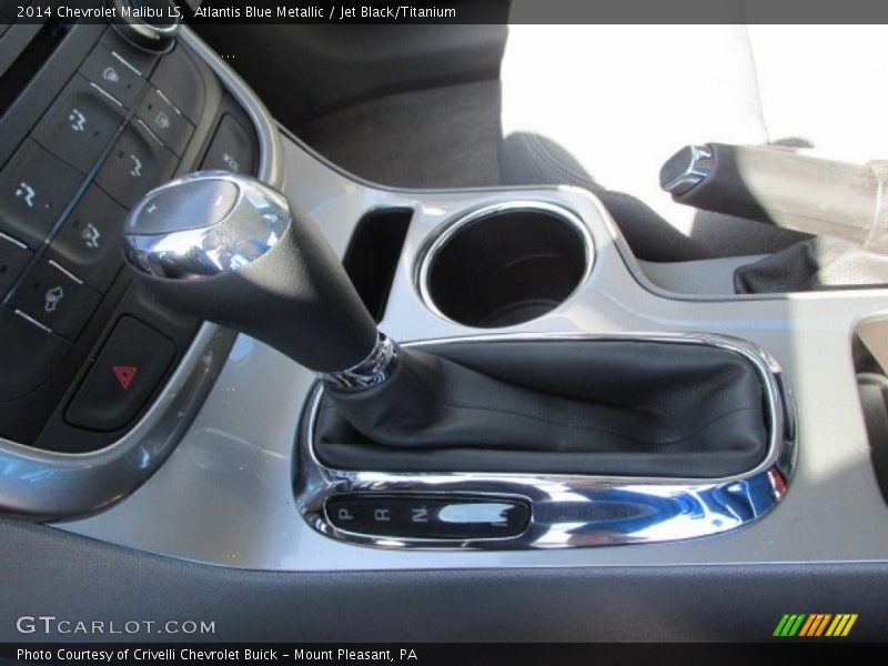 Atlantis Blue Metallic / Jet Black/Titanium 2014 Chevrolet Malibu LS