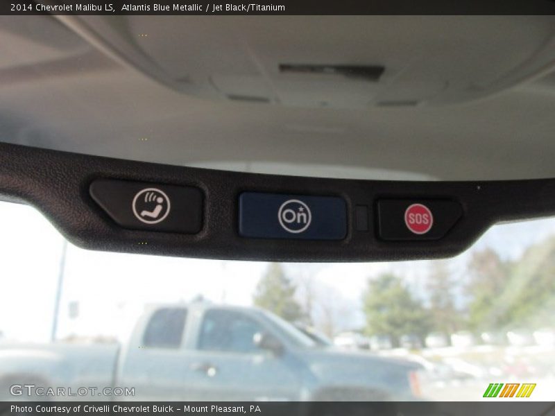 Atlantis Blue Metallic / Jet Black/Titanium 2014 Chevrolet Malibu LS