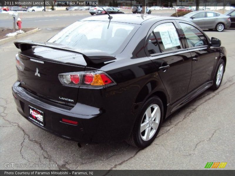 Tarmac Black Pearl / Black 2011 Mitsubishi Lancer ES