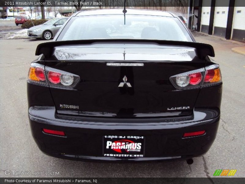Tarmac Black Pearl / Black 2011 Mitsubishi Lancer ES