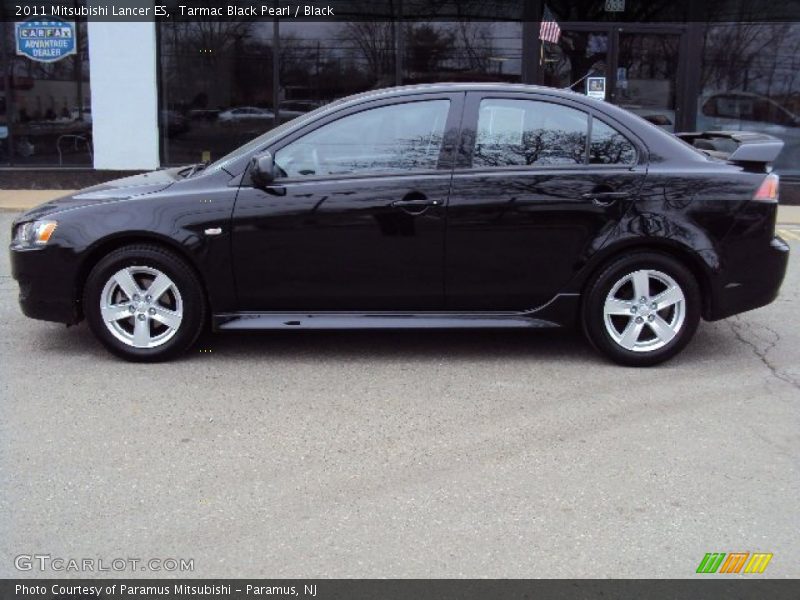 Tarmac Black Pearl / Black 2011 Mitsubishi Lancer ES
