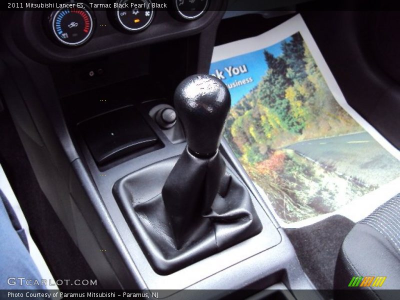 Tarmac Black Pearl / Black 2011 Mitsubishi Lancer ES