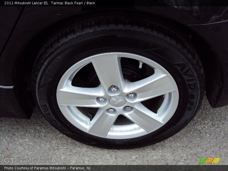 Tarmac Black Pearl / Black 2011 Mitsubishi Lancer ES