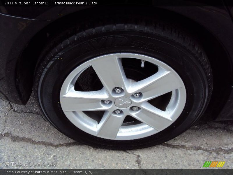 Tarmac Black Pearl / Black 2011 Mitsubishi Lancer ES