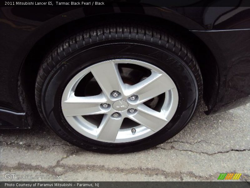 Tarmac Black Pearl / Black 2011 Mitsubishi Lancer ES