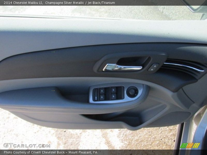 Champagne Silver Metallic / Jet Black/Titanium 2014 Chevrolet Malibu LS