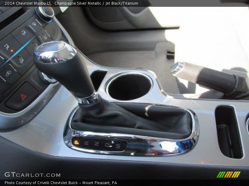 Champagne Silver Metallic / Jet Black/Titanium 2014 Chevrolet Malibu LS