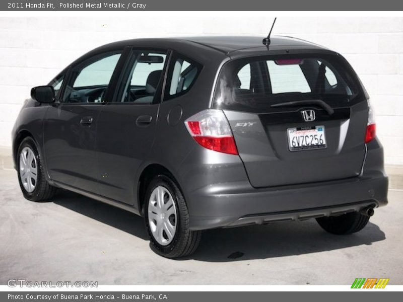 Polished Metal Metallic / Gray 2011 Honda Fit