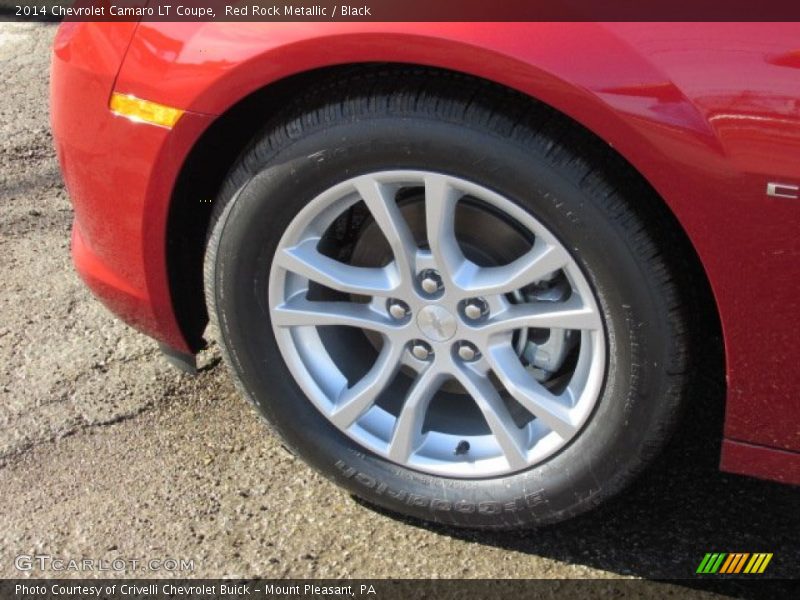 Red Rock Metallic / Black 2014 Chevrolet Camaro LT Coupe