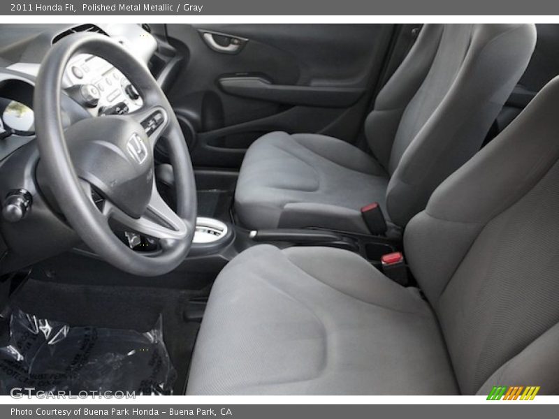 Polished Metal Metallic / Gray 2011 Honda Fit