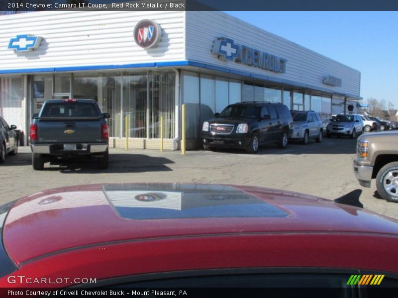 Red Rock Metallic / Black 2014 Chevrolet Camaro LT Coupe