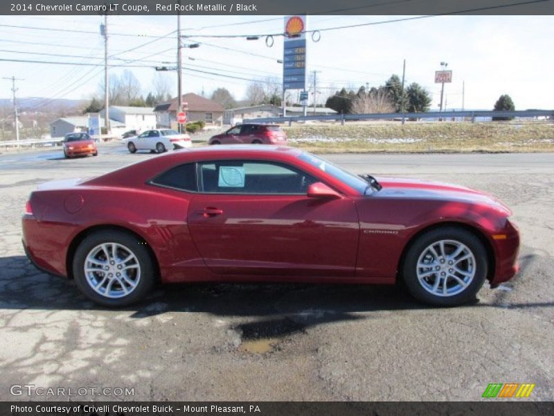 Red Rock Metallic / Black 2014 Chevrolet Camaro LT Coupe