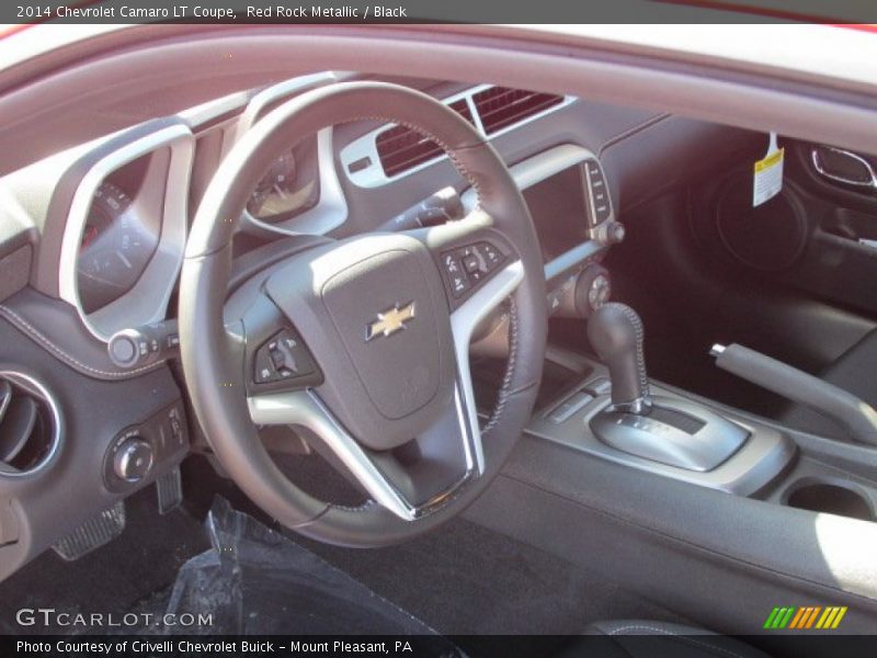 Red Rock Metallic / Black 2014 Chevrolet Camaro LT Coupe