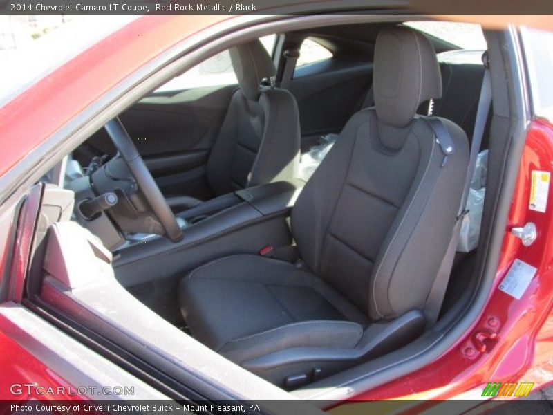 Red Rock Metallic / Black 2014 Chevrolet Camaro LT Coupe