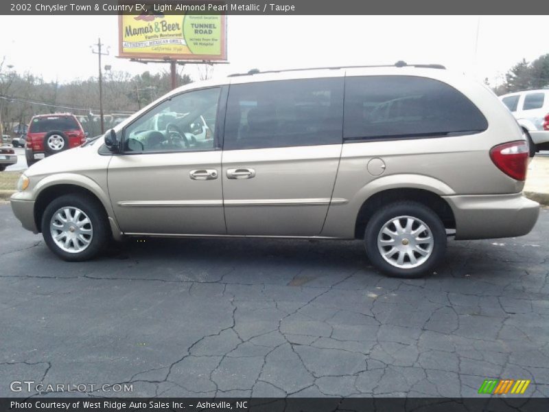 Light Almond Pearl Metallic / Taupe 2002 Chrysler Town & Country EX
