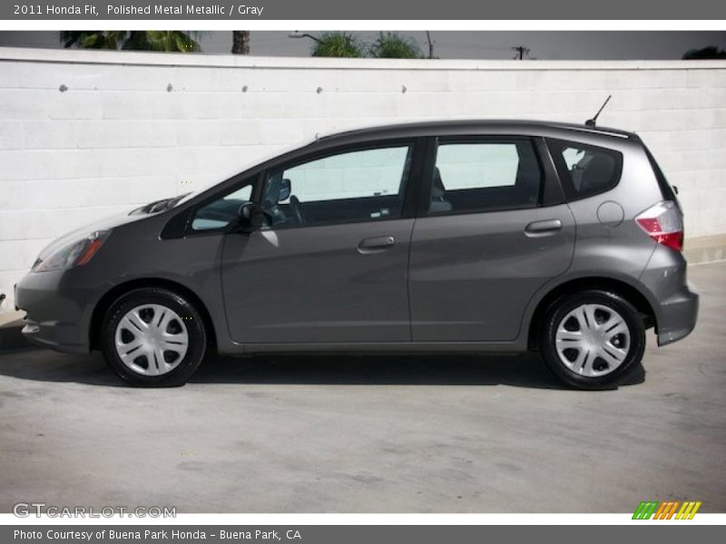 Polished Metal Metallic / Gray 2011 Honda Fit