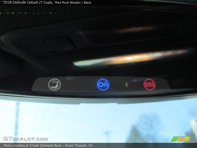 Red Rock Metallic / Black 2014 Chevrolet Camaro LT Coupe