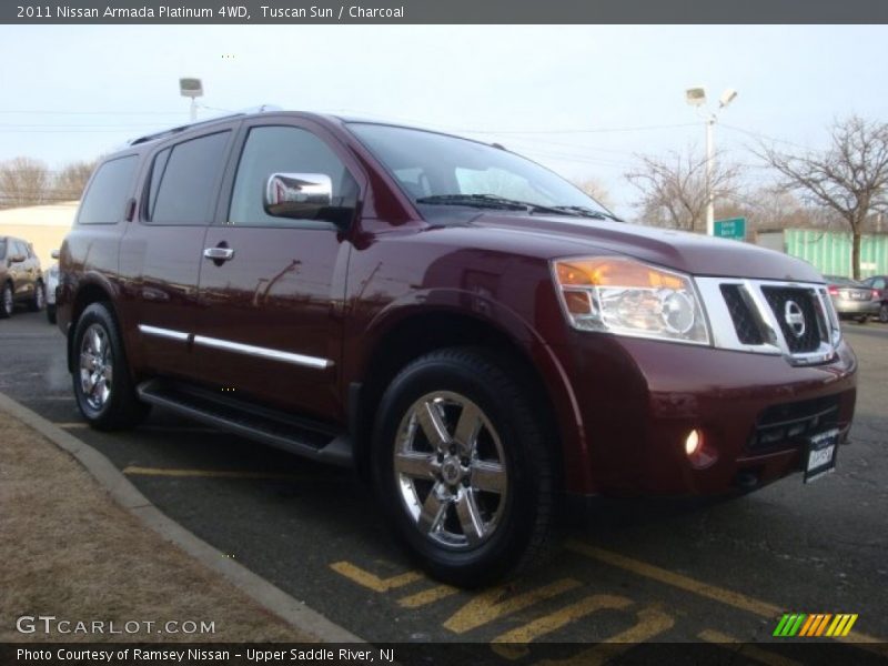 Tuscan Sun / Charcoal 2011 Nissan Armada Platinum 4WD