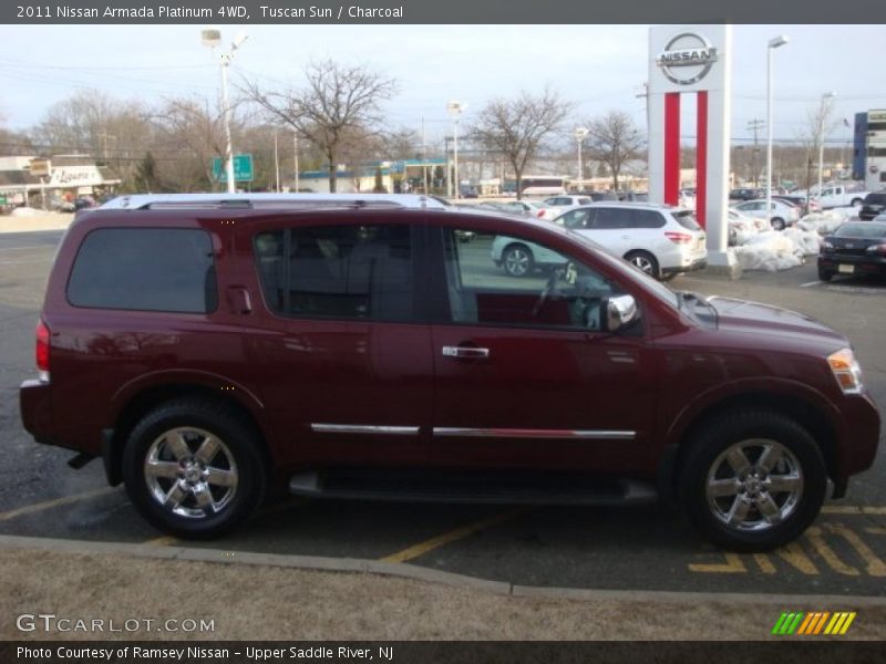 Tuscan Sun / Charcoal 2011 Nissan Armada Platinum 4WD