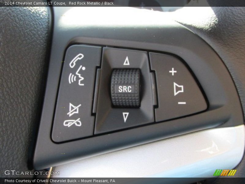Red Rock Metallic / Black 2014 Chevrolet Camaro LT Coupe