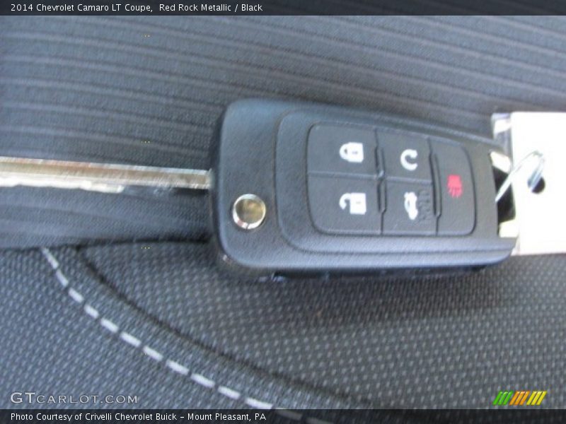 Red Rock Metallic / Black 2014 Chevrolet Camaro LT Coupe