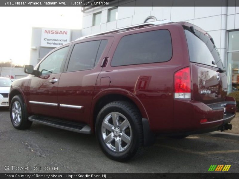 Tuscan Sun / Charcoal 2011 Nissan Armada Platinum 4WD