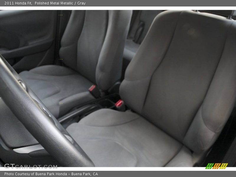 Polished Metal Metallic / Gray 2011 Honda Fit