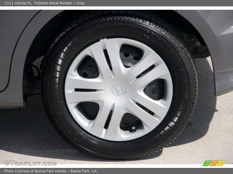 Polished Metal Metallic / Gray 2011 Honda Fit