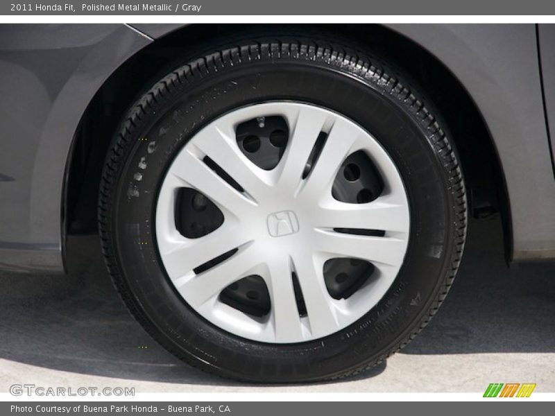 Polished Metal Metallic / Gray 2011 Honda Fit
