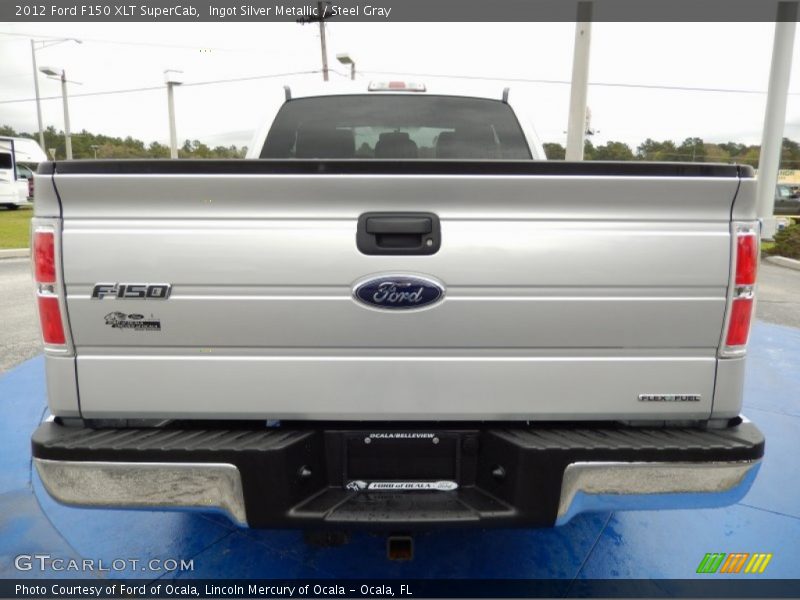 Ingot Silver Metallic / Steel Gray 2012 Ford F150 XLT SuperCab