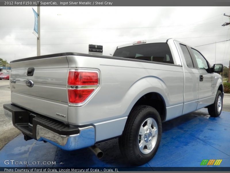 Ingot Silver Metallic / Steel Gray 2012 Ford F150 XLT SuperCab
