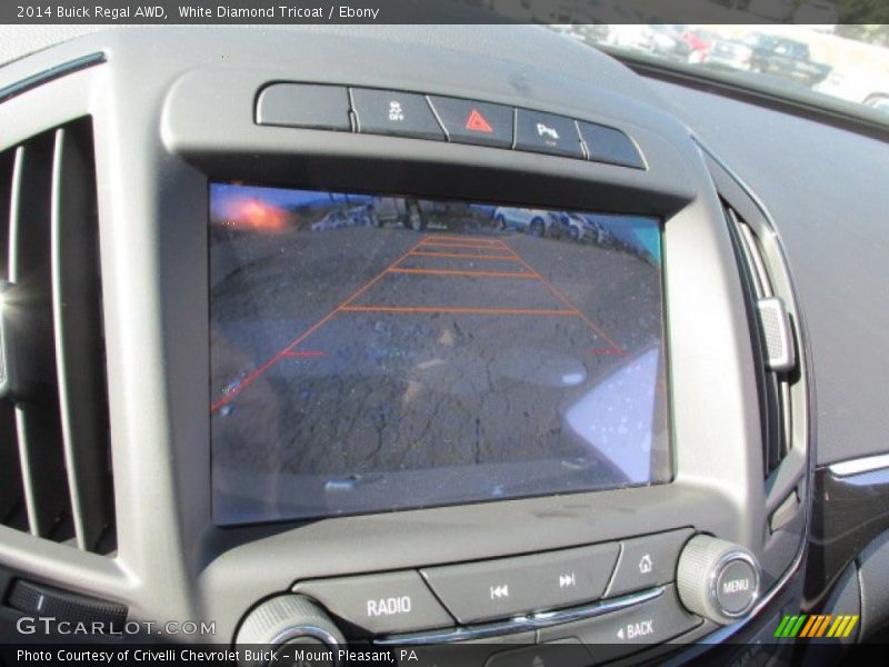 White Diamond Tricoat / Ebony 2014 Buick Regal AWD