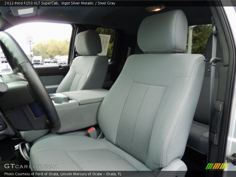 Ingot Silver Metallic / Steel Gray 2012 Ford F150 XLT SuperCab