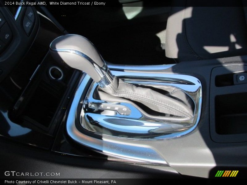 White Diamond Tricoat / Ebony 2014 Buick Regal AWD
