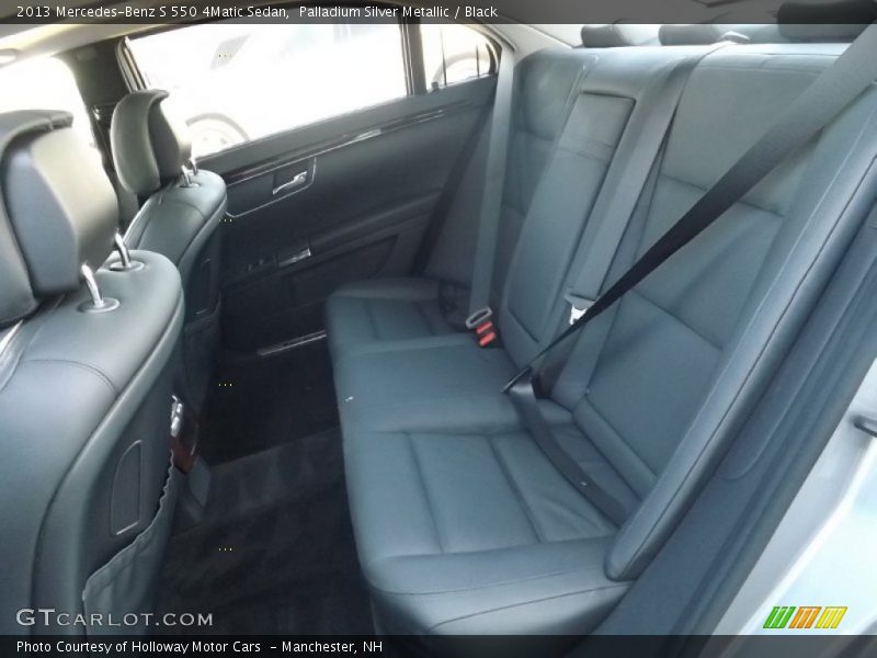 Palladium Silver Metallic / Black 2013 Mercedes-Benz S 550 4Matic Sedan