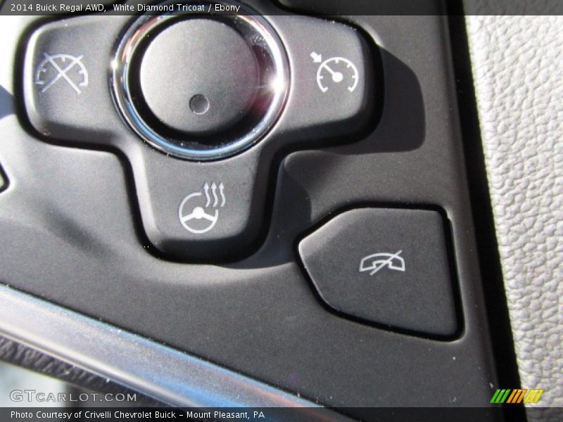 White Diamond Tricoat / Ebony 2014 Buick Regal AWD