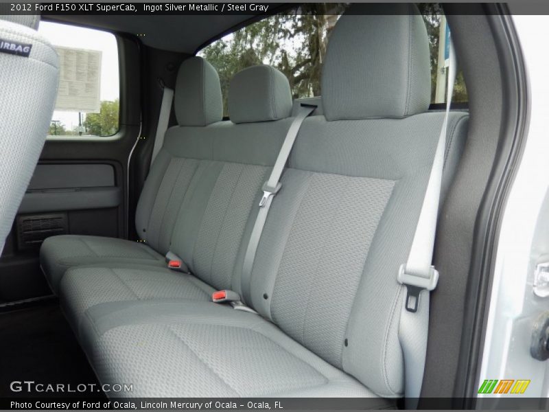 Ingot Silver Metallic / Steel Gray 2012 Ford F150 XLT SuperCab