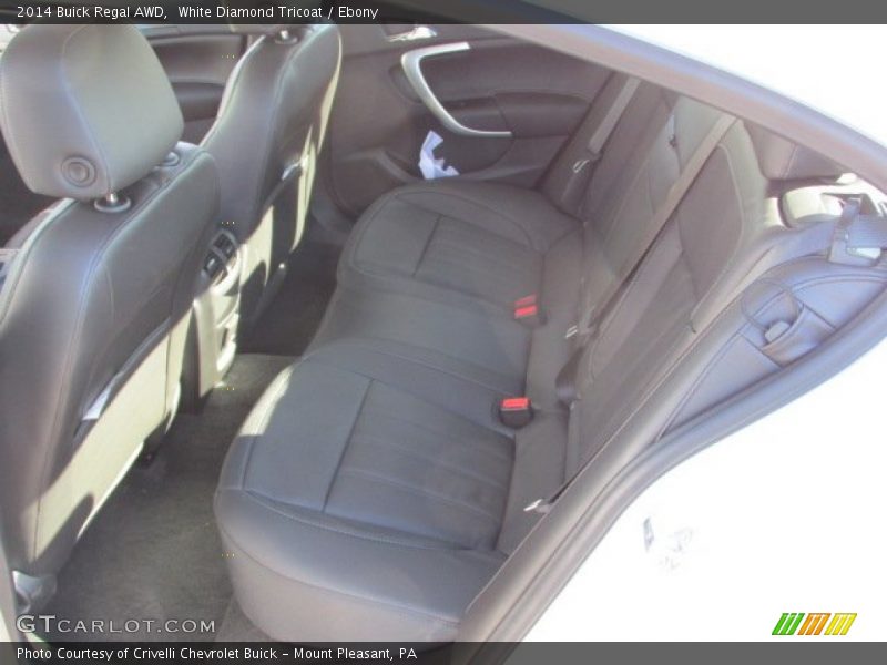 White Diamond Tricoat / Ebony 2014 Buick Regal AWD