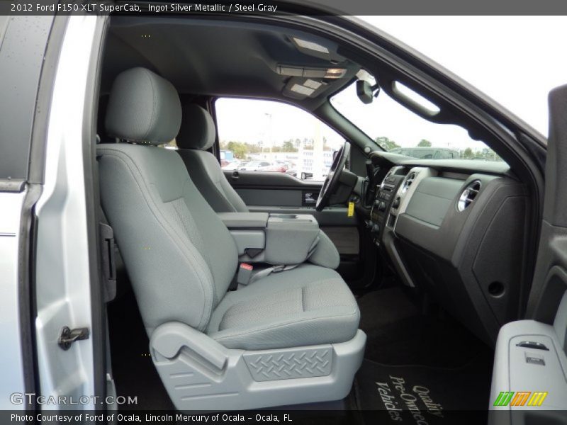 Ingot Silver Metallic / Steel Gray 2012 Ford F150 XLT SuperCab