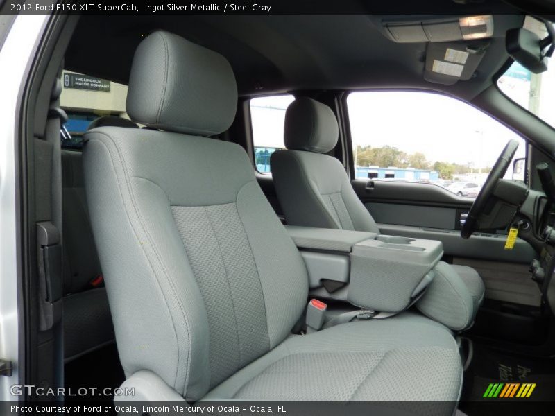 Ingot Silver Metallic / Steel Gray 2012 Ford F150 XLT SuperCab