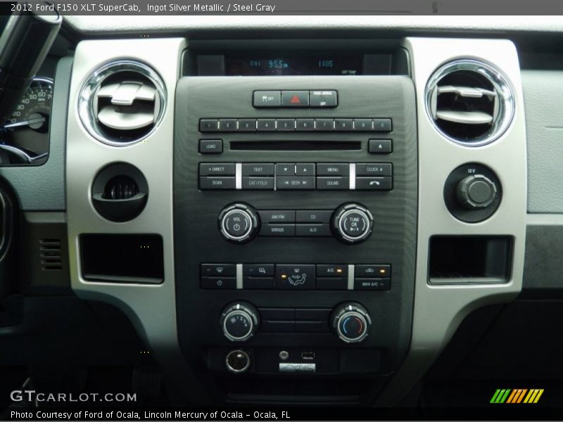 Ingot Silver Metallic / Steel Gray 2012 Ford F150 XLT SuperCab