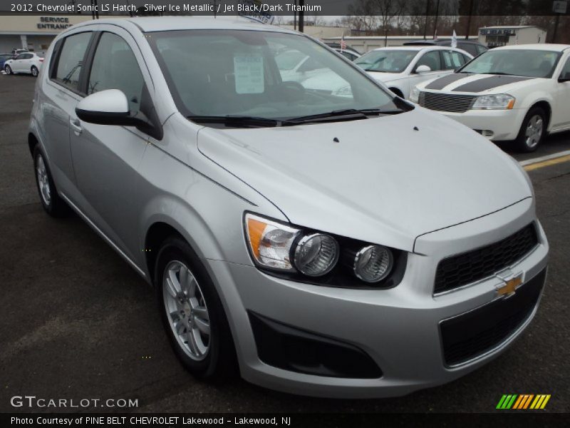 Silver Ice Metallic / Jet Black/Dark Titanium 2012 Chevrolet Sonic LS Hatch