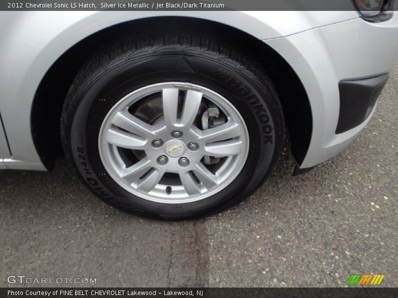 Silver Ice Metallic / Jet Black/Dark Titanium 2012 Chevrolet Sonic LS Hatch